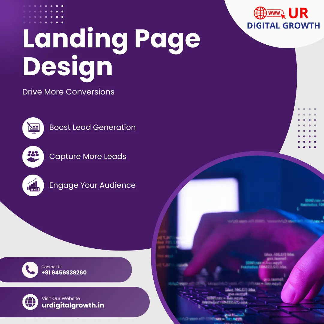 Landing page design services