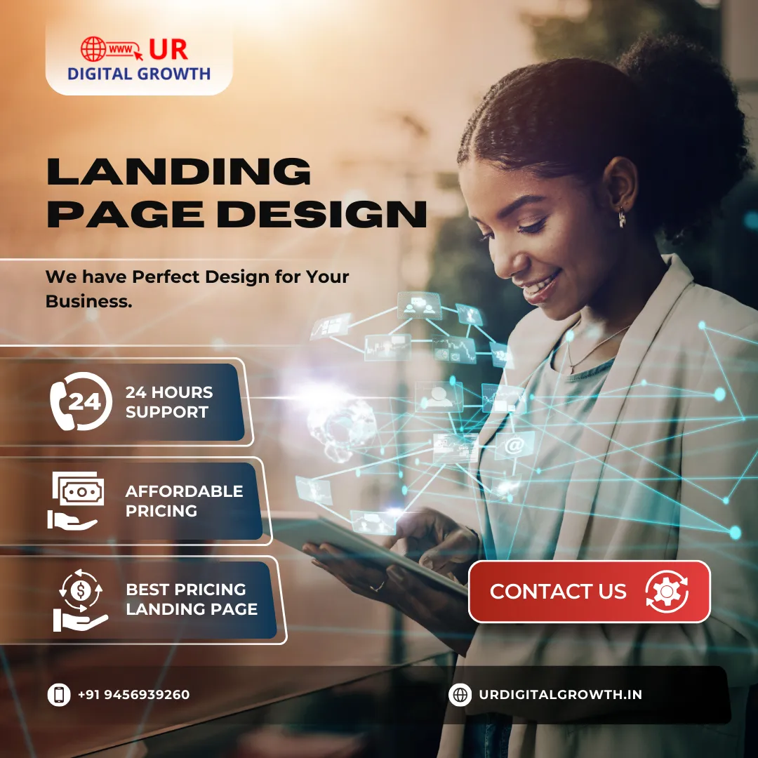 High-conversion landing page